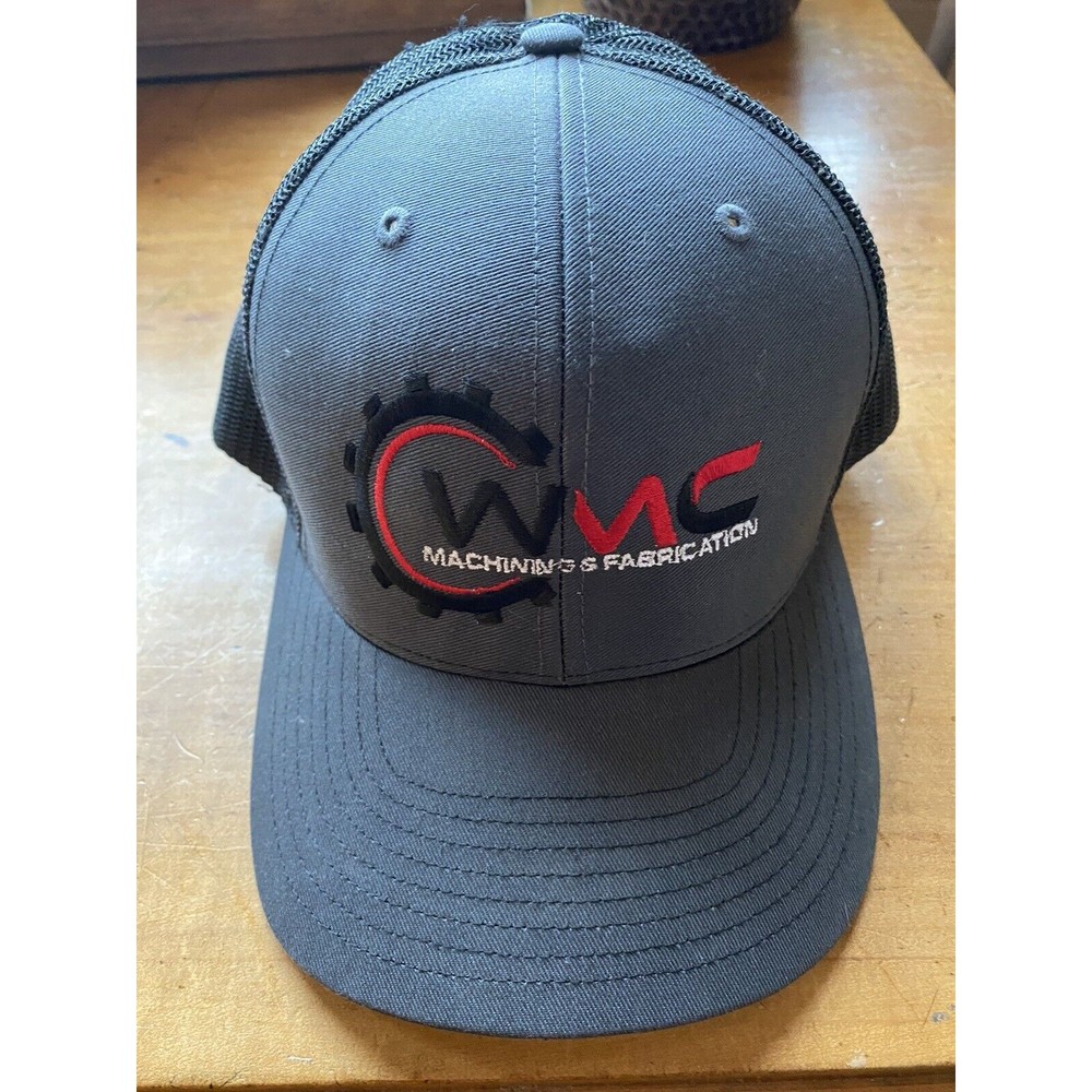 Richardson 112 Trucker Mesh SnapBack Cap Black/Charcoal Machining & Fabrication